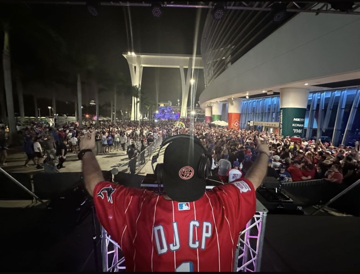 Latin & Top 40 DJ in South Florida — DJ CP hyping a packed crowd